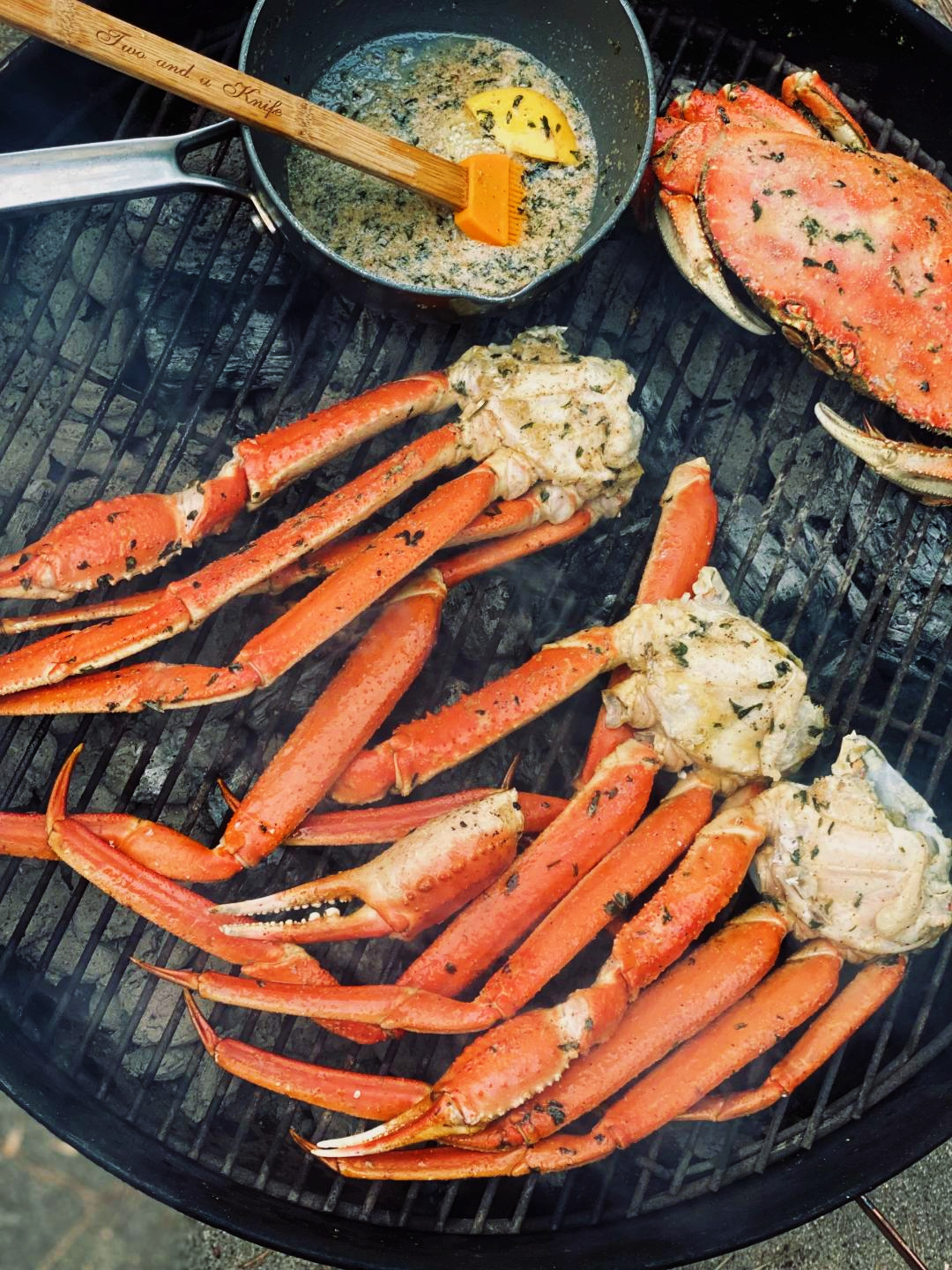 Cajun Barbecue Crab Legs
