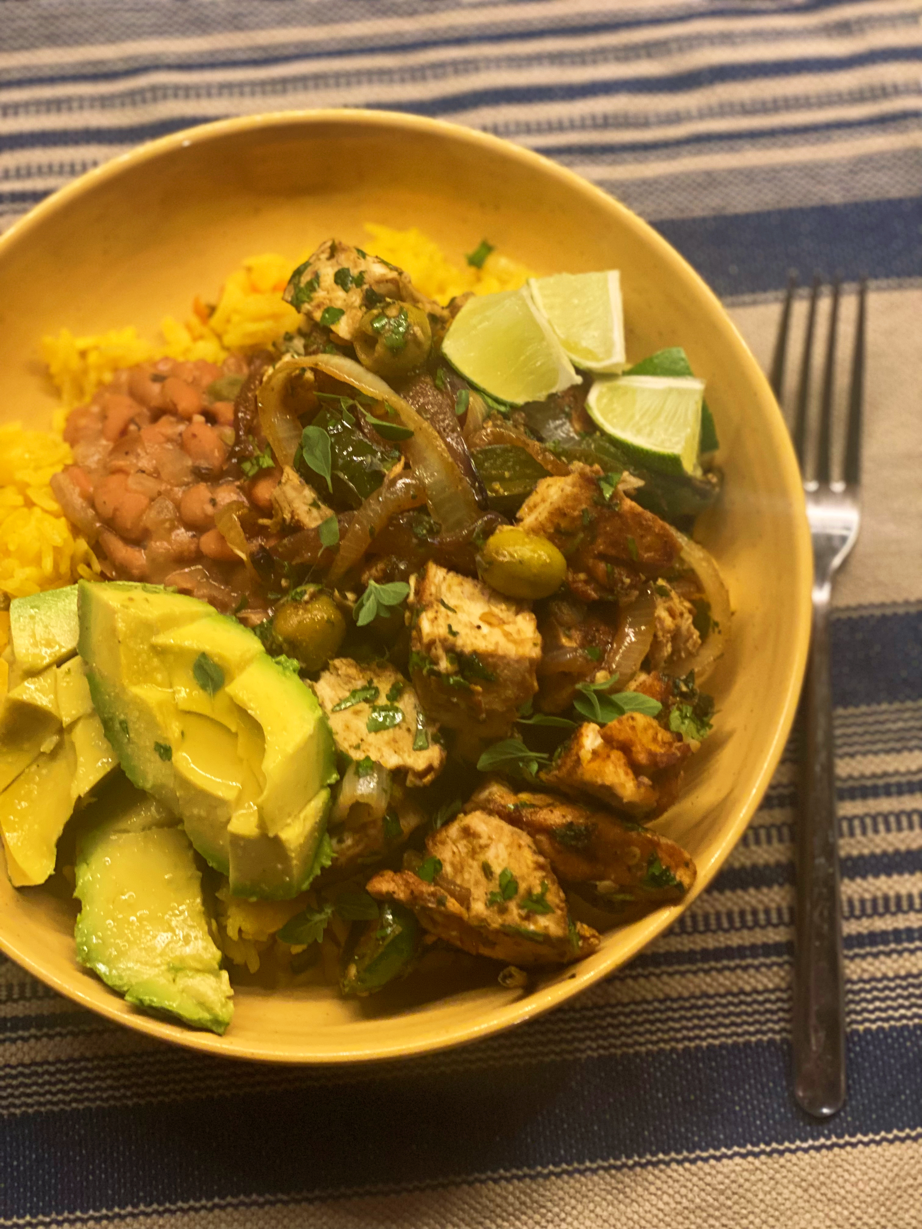 Kashmiri Chicken & Pineapple Rice Bowl