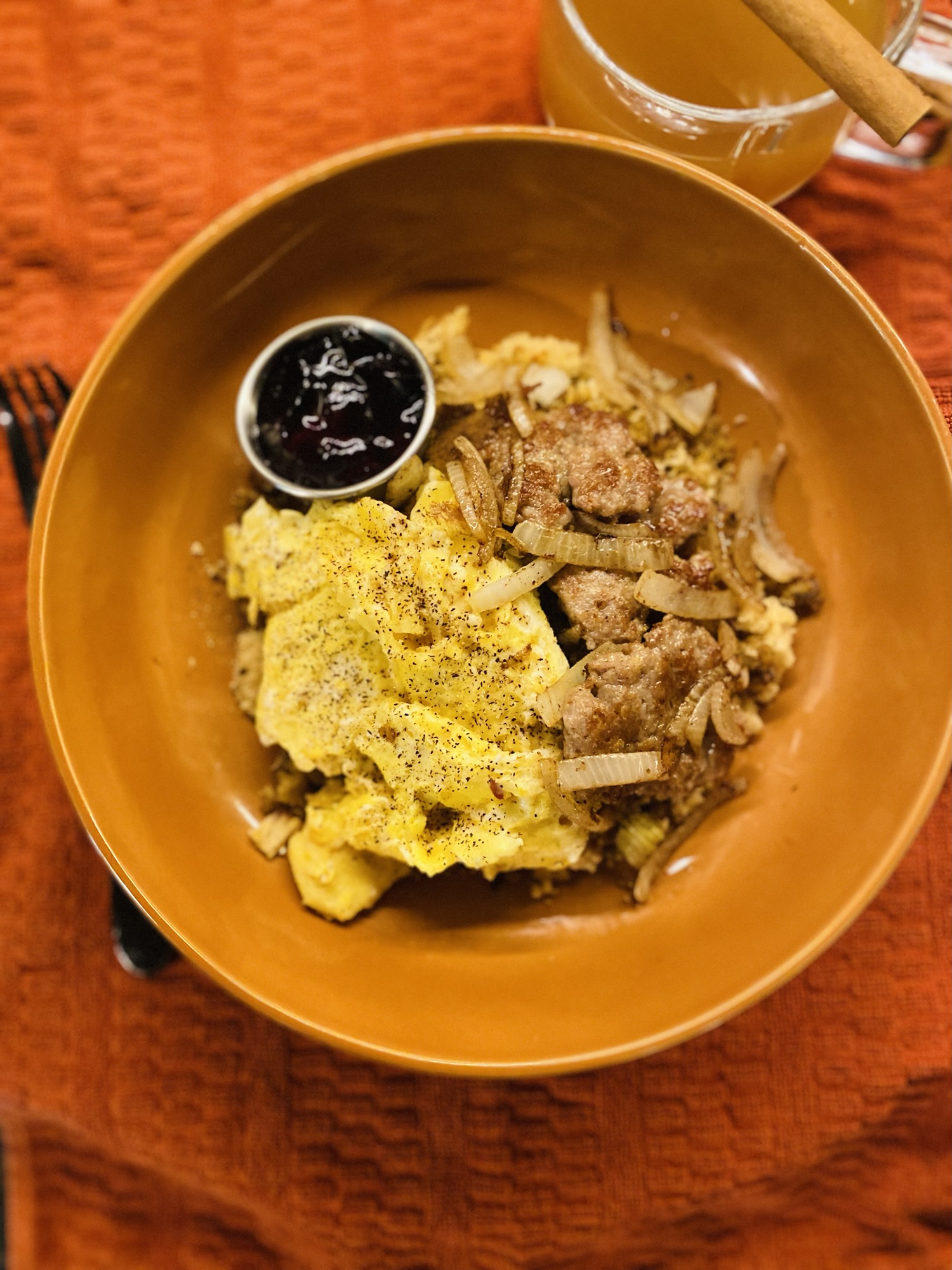 Sausage & Egg Stuffing Bowl