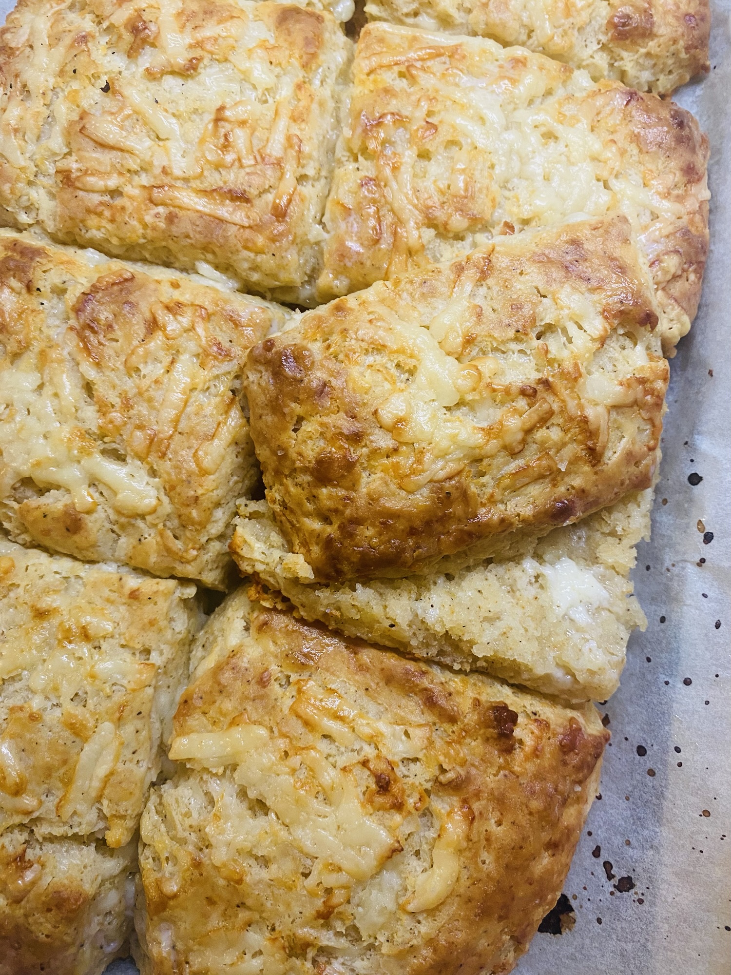 White Cheddar Garlic Biscuits