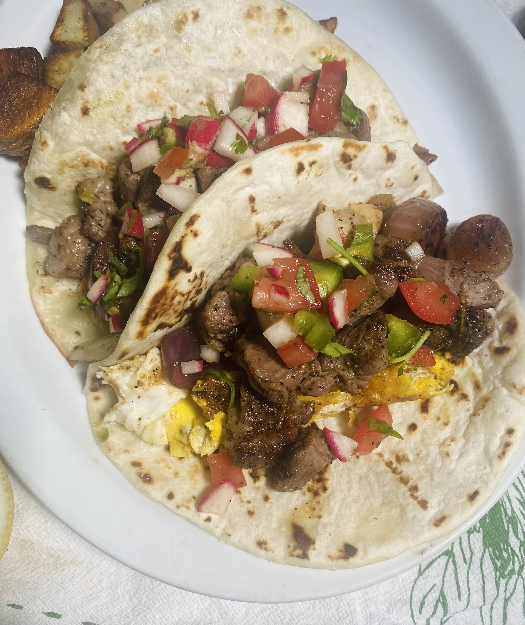 Lamb & Grilled Reds Taco w/ Radish Pico