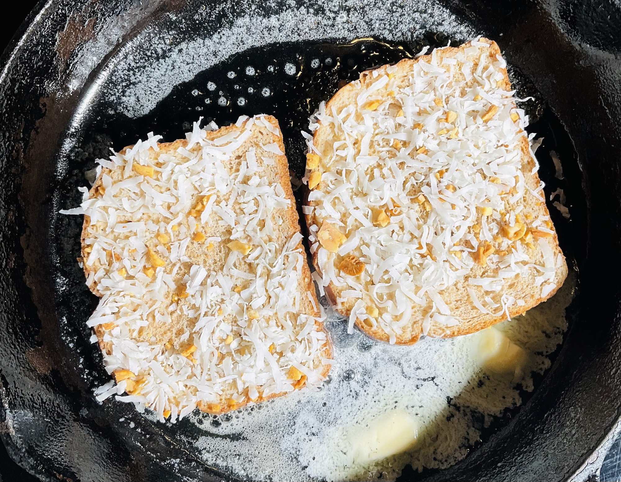 Coconut-Nut Crunch French Toast